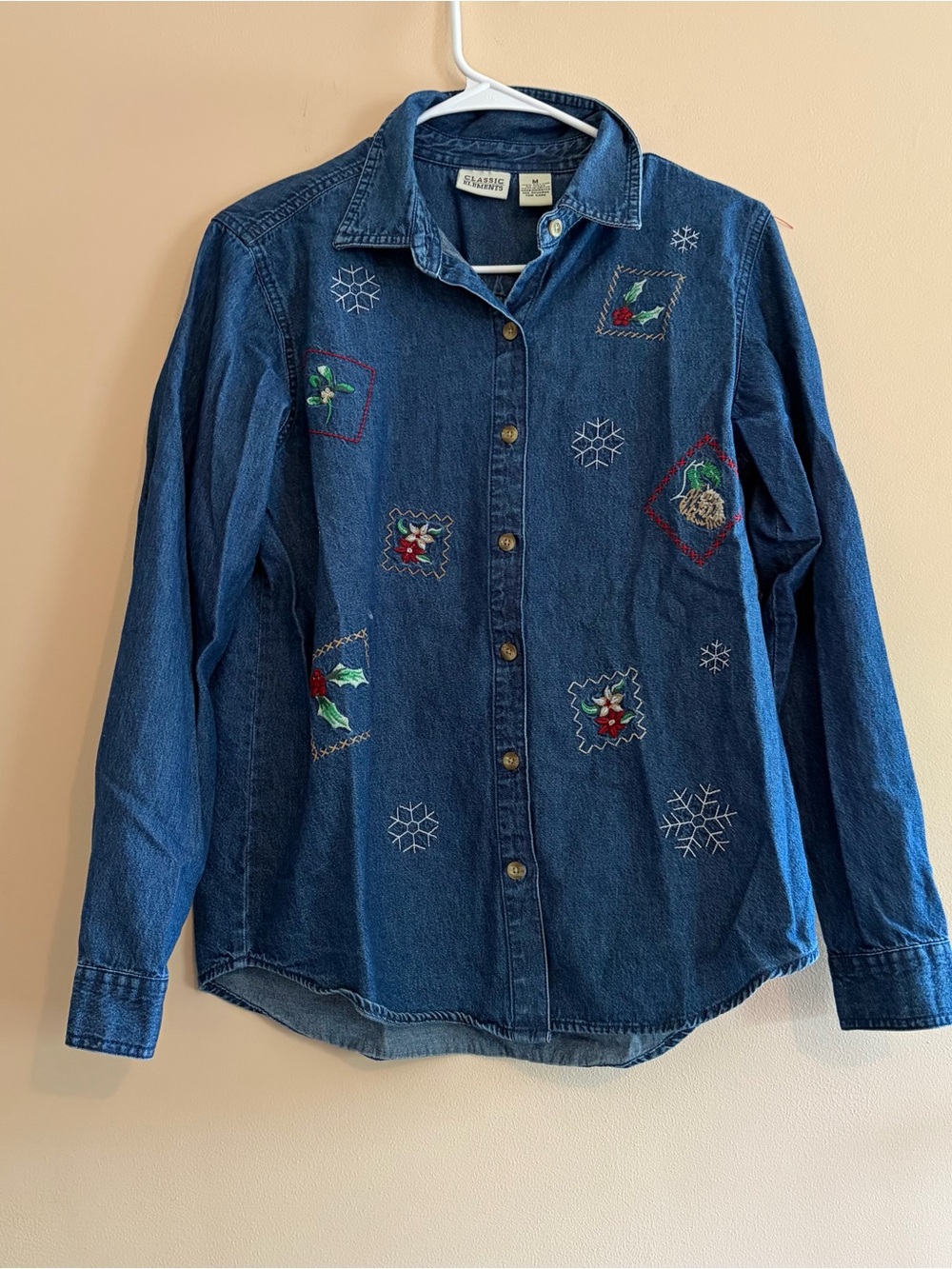 Classic Elements Denim Shirt in Medium Blue